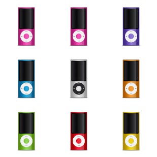 iPod Nano 5g icon sets preview