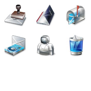 Real Vista Mail icon sets preview