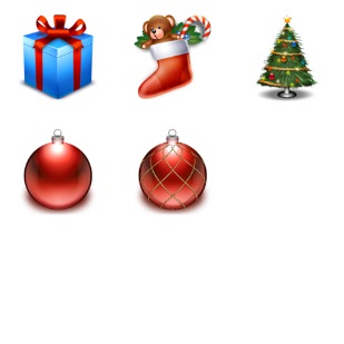 Xmas icon sets preview