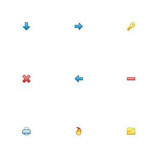 16x16 Toolbar icon sets preview