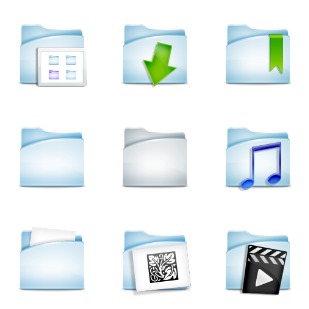 Sky Folder icon sets preview