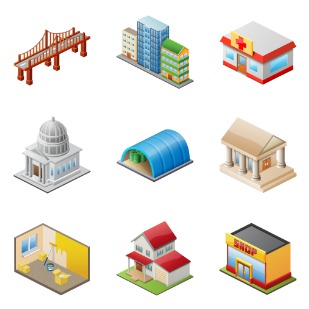 Large Home icon sets preview