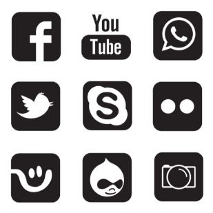 Plastique Social icon sets preview