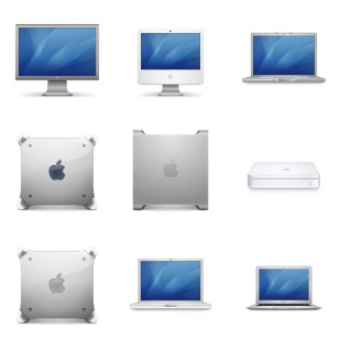 Macintosh icon sets preview