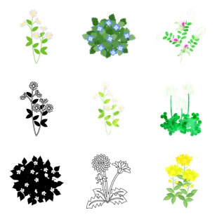 Spring Flower icon sets preview