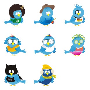 Twitter icon sets preview