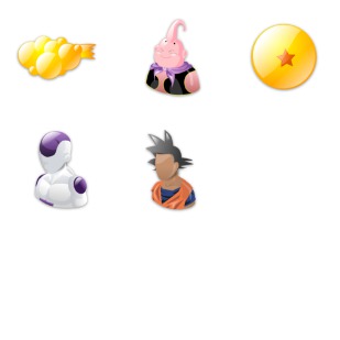 Dragonball icon sets preview