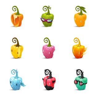 Peppers icon sets preview