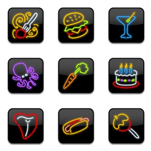 Dine-O-Matic icon sets preview