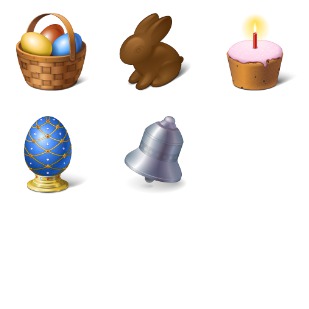 Easter Set icon sets preview