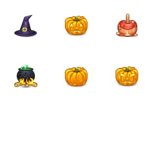 Spooktacular Halloween icon sets preview