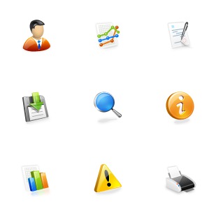 Web Application Set icon sets preview