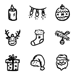 Merry icon sets preview