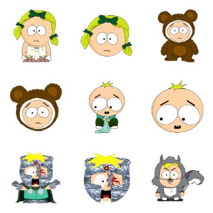 South Park icon sets preview