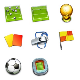 Soccer icon sets preview