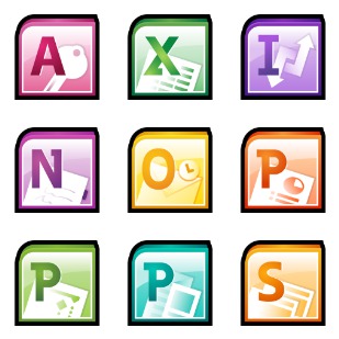 Office 2010 icon sets preview