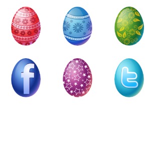 Easter Eggs icon sets preview