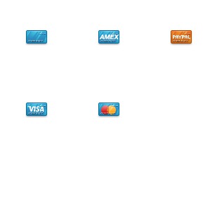 Credit Card Pixel icon sets preview