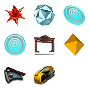 TRON icon sets preview