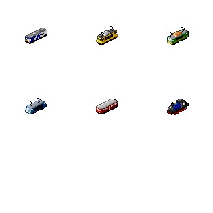 Trains icon sets preview