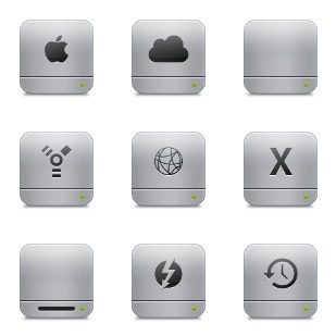 Unibody HD Flurry Style icon sets preview