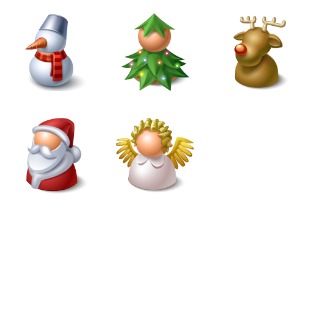 Xmas Buddy icon sets preview