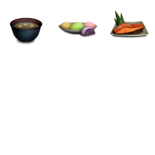 Japanese Food icon sets preview