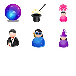 Magic People icon sets preview