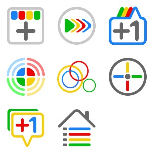 Google Plus Minik icon sets preview