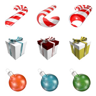 Christmas icon sets preview