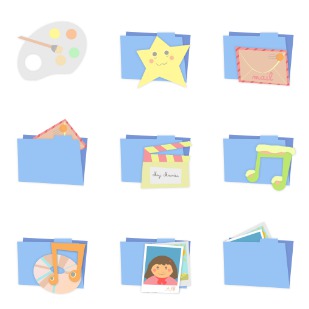 Colorful Morning icon sets preview