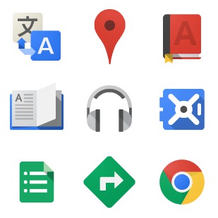 Google icon sets preview