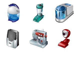 Real Vista Electrical Appliances icon sets preview