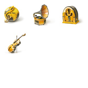 Music icon sets preview