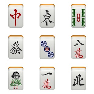 Mahjong icon sets preview