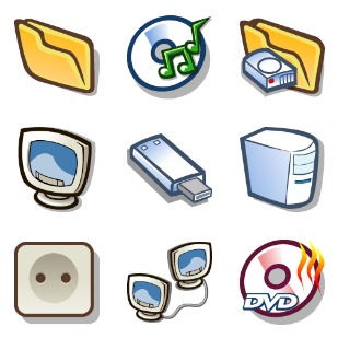 Gartoon icon sets preview