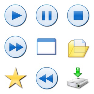 Toolbar Icons 6 BY Ruby Softwar icon sets preview