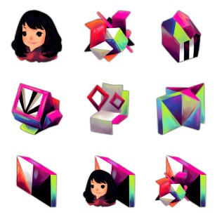 Artificial Girl icon sets preview