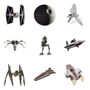 star wars vehicles icon sets preview