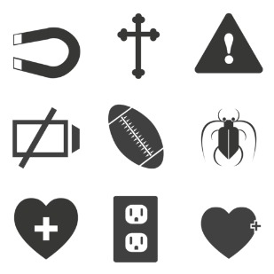 Vector icon sets preview