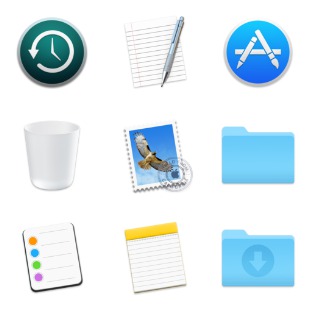 Yosemite for Windows icon sets preview