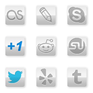 Social Media icon sets preview