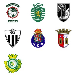 Portugese Football Club icon sets preview