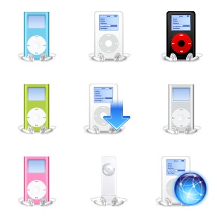 iPods icon sets preview