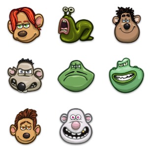 Flushed Away icon sets preview