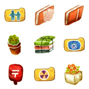 Red Little Shoes icon sets preview