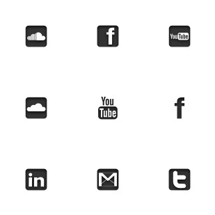 InFocus Social Media icon sets preview