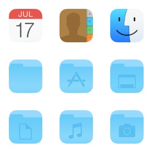 iOS 8 icon sets preview