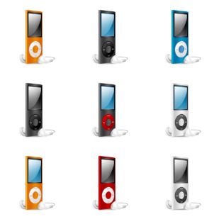 iPod Nano Chromatic icon sets preview