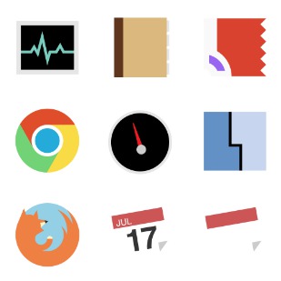 Simplified App icon sets preview